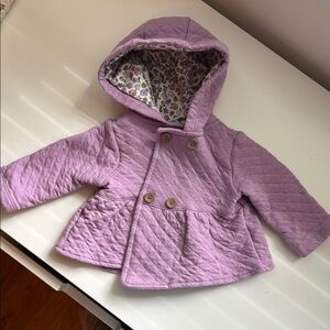 Carter's Purple Jacket with Quilted Texture